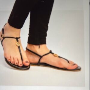 Tory Burch Emmy Medallion Sandals.